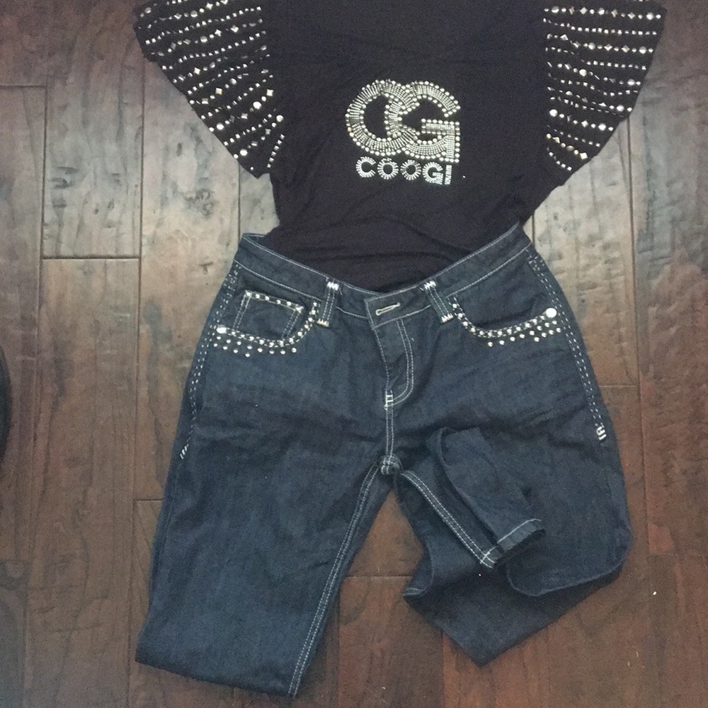 Juniors Coogi Shirt and Jeans 11/12 $15.00